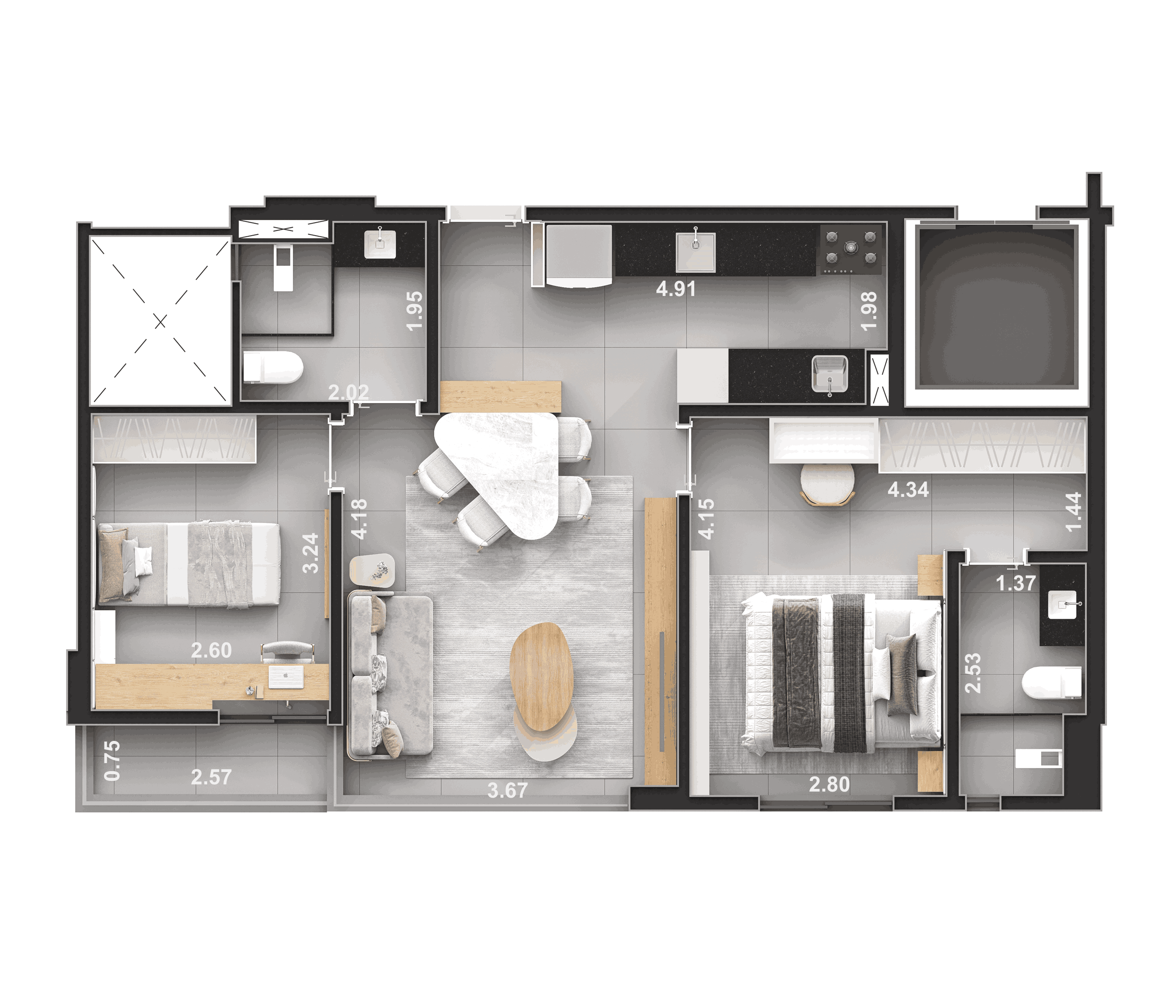 UH 2Q MEIO-PLANTA BAIXA COM COTAS_11zon (2)